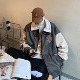 Men Cotton Coat Berber Fleece Coat Autumn and Winter Fleece-lined Thickened