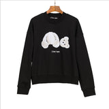 Palm Angels Sweatshirts Embroidery Velvet Round Neck Long Sleeve Sweater Men 'S And Women 'S Jacket
