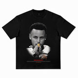 Star T-shirt James 3-ball Curry Booker Morant Oubre American