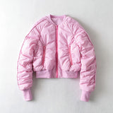 Women Cotton Coat Jacket Loose Baseball Uniform