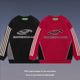 Women Sweater Vintage Knitted Couple Sweater