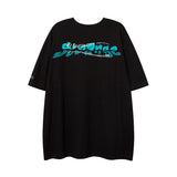 Men T-Shirt Retro Summer Couple Print
