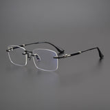 CHH Chrome Hearts Glasses Pure Titanium Frameless Business Myopia Glasses Frame