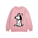 Women Sweater Soft Childlike Cartoon Knitted Sweater