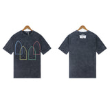 Who Decided War T Shirts Who Decided War Washing Water Old High Street Loose Short Sleeves Half Sleeves