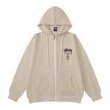 Stussy Hoodie Zip-Up Cardigan Classic Hooded Sweater