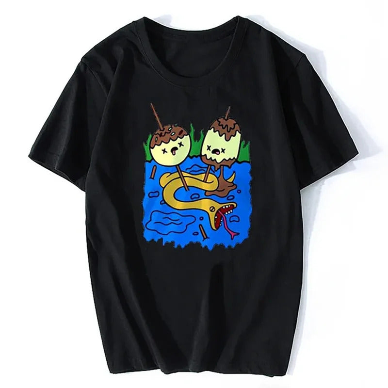 Summer Men's Women's Clothing Rock T Shirts