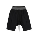 MIJKO Mens Shorts Drawstring Casual Unisex Shorts