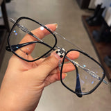 CHH Chrome Hearts Glasses Simple Retro Pure Titanium Ultra Light Myopia Glasses Frame