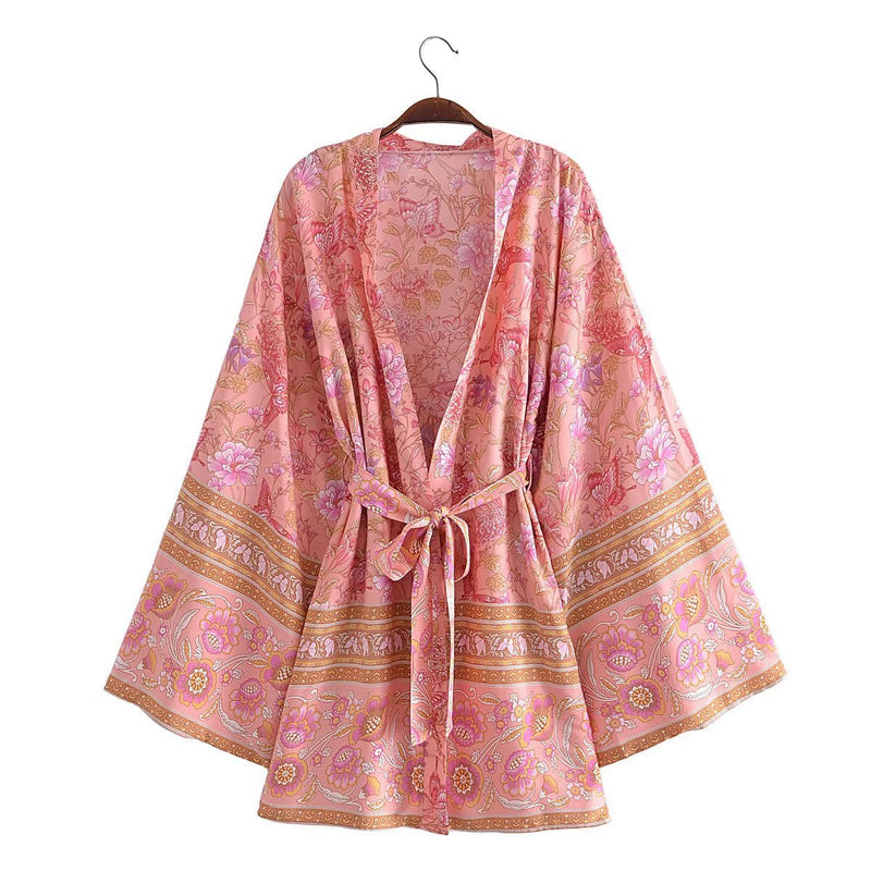 Women Dresses Summer Cardigan Vacation Style Dress