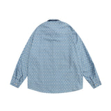 Men Long Sleeve T Shirt Men's Cartoon Animal Bowknot Shirt Cardigan Outerwear