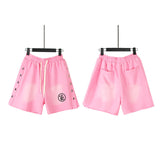 Hellstar Shorts Wash Black Old Casual Shorts Hot Pants