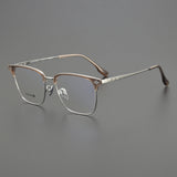 CHH Chrome Hearts Glasses Stylish Vintage Half Frame Pure Titanium Glasses Frame