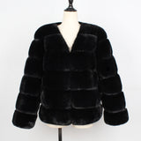 Women Fur Jacket Warm Plush Coat