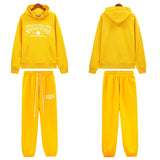 Denim Tears Hoodie & Sweatpants 2 Piece Set Casual Hooded Sweatshirt Sweatpants