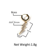 Earrings Rhinestone 'Lightning' Earrings lightning Spectrum