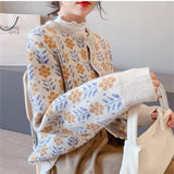 Women Knitted Cardigan Retro Loose and Cute Series