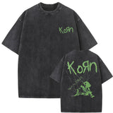 Washed Vintage Rock Band Korn Falling Away From Me
