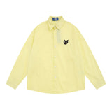 Men Long Sleeved T Shirt I Minimalist Long Sleeve Shirt Boys Spring and Autumn Japanese Style Loose Casual Polo Collar Shirt