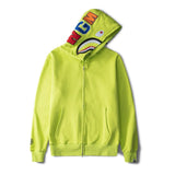 Bathing Ape Hoodie Thin Cardigan Zipper Hooded Loose Shark Jacket