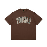 Men T-Shirt Vintage Printing Heavy Distressed