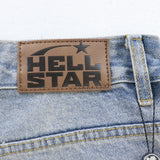 Hellstar Shorts Ripped Denim Shorts
