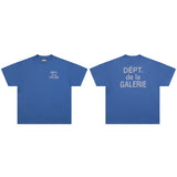 Gallery Dept T-Shirt Alphabet Slogan Short Sleeve T-Shirt