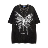 Men T-Shirt Vintage Casual