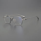 CHH Chrome Hearts Glasses Toad Mirror Double Beam Full Frame Glasses Frame