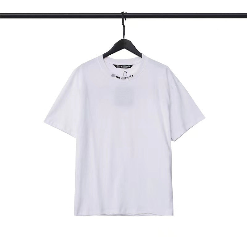 Palm Angle T Shirts Pink Phantom Logo Printing Loose