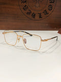 CHH Chrome Hearts Glasses Simple Box Titanium Frame Business Glasses Frame