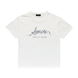 Amiri T Shirt Printed Casual Hip Hop round Neck Short Sleeve T-shirt