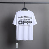 Ow T Shirts Printed Male and Female Trendy Brand Short Sleeve