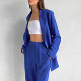 Women Co-Ords Coat Women Autumn and Winter Leisure High Waist