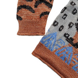 Kapital Sweater Vintage Tiger Pattern Retro Pullover round Neck Knitted Sweater for Men and Women