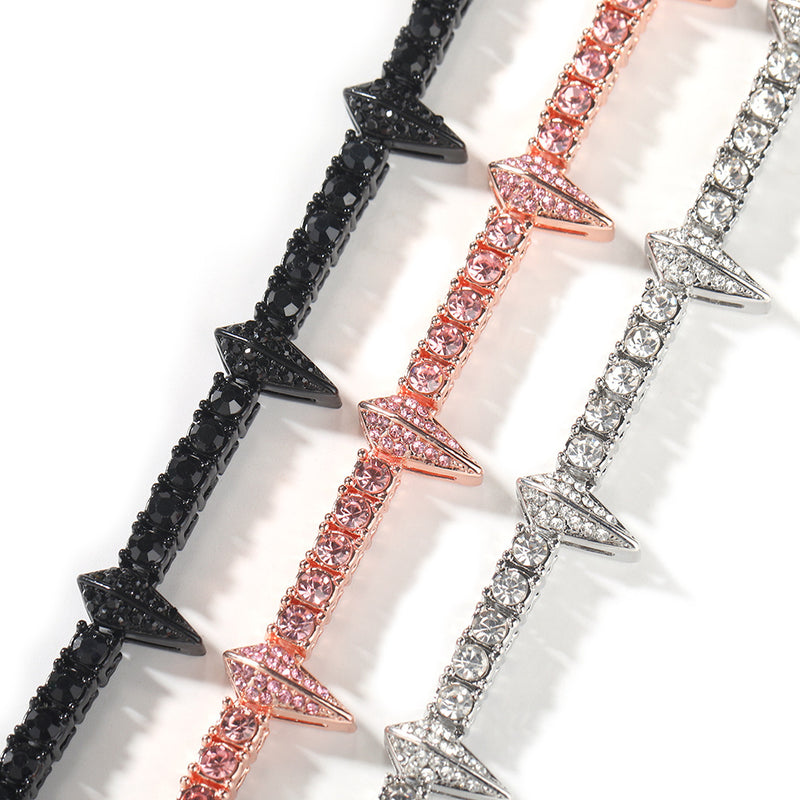 Bracelet Hip Hop Alloy Rhinestone Black Panther Bracelet ins Spectrum St. Valentine's