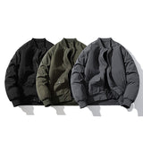 Mens Vintage Jackets Jacket Loose Baseball Jacket Padded Flight Suit