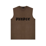 Purple Brand Tank T Shirts Sleeveless T-shirt Vest