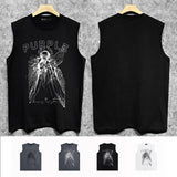 Purple Brand Tank T Shirts Sleeveless T-shirt Vest