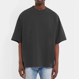 Fog Fear of God Essentials T Shirt Distressed inside-out Wear Solid Color Base Shirt Couple T-shirt