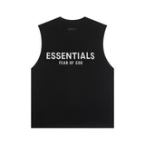 Fog Essentials tank spring summer FOG letter crew neck casual vest