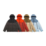 Unisex Coat Color Matching Couple's Cotton-Padded Coat Thickened Winter