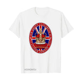 Inspired by Queen's Platinum Jubilee 2022 Elizabeth 70 Years T-shirt Printed round Neck Short Sleeve T-shirt