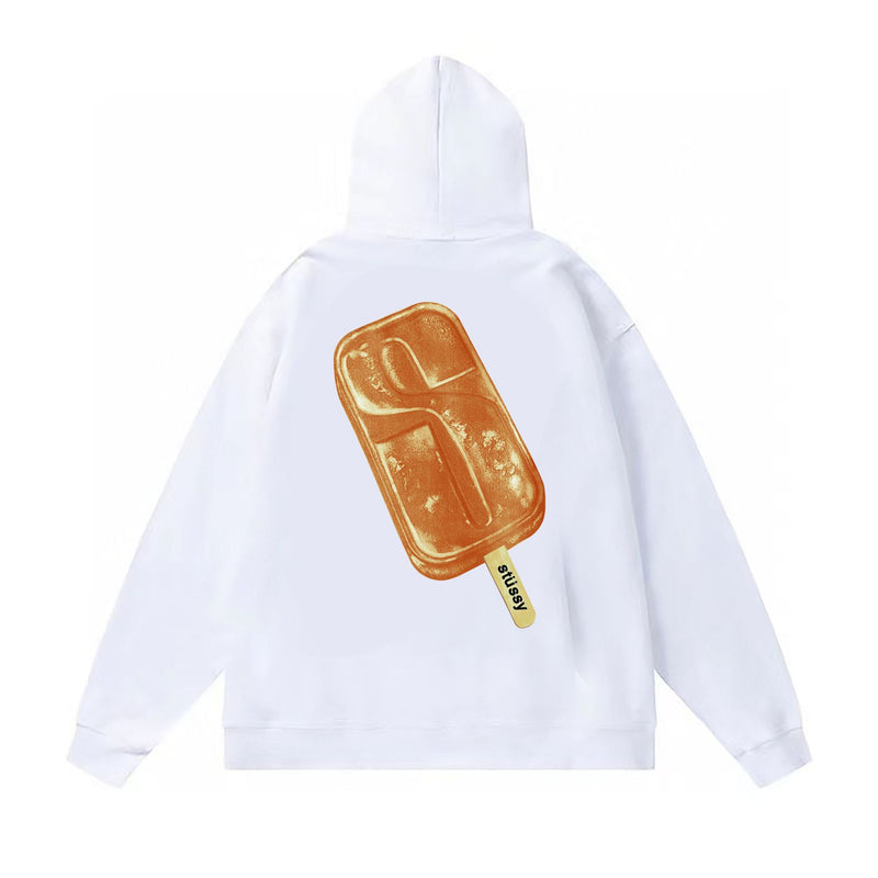 Stussy Hoodie Fall/Winter Fleece Hooded Sweater