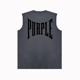 Purple Brand Tank T Shirts Sleeveless T-shirt Vest