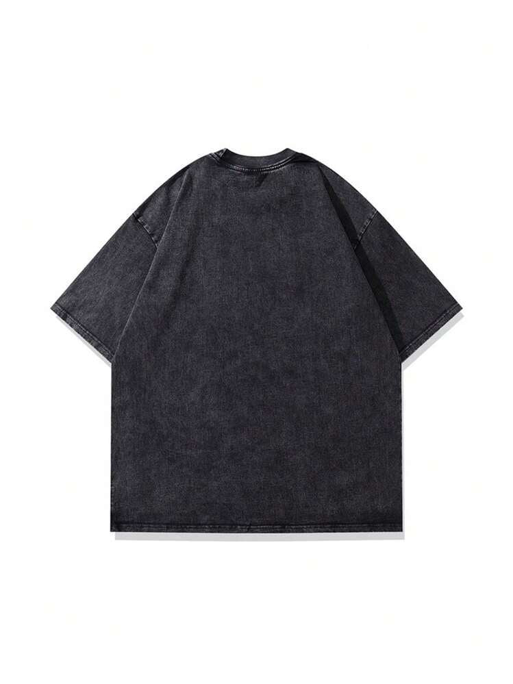 Men's Summer Casual Fun Teeth Printed Drop-Shoulder