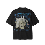 Unisex T-Shirts TRAVIS SCOTT CACTUS JACK Lightning Loose T-Shirt