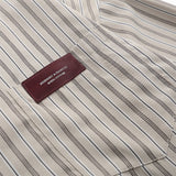 Men Long Sleeved T Shirt Long Sleeve Vertical Striped Shirt Men's Casual High Street Loose Shirt