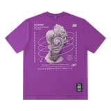 Men T-Shirt West Coast Hawaii Retro Loose