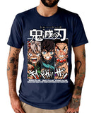 T-shirt For Anime Demon Slayer Muichiro, Gyomei y Sanemi